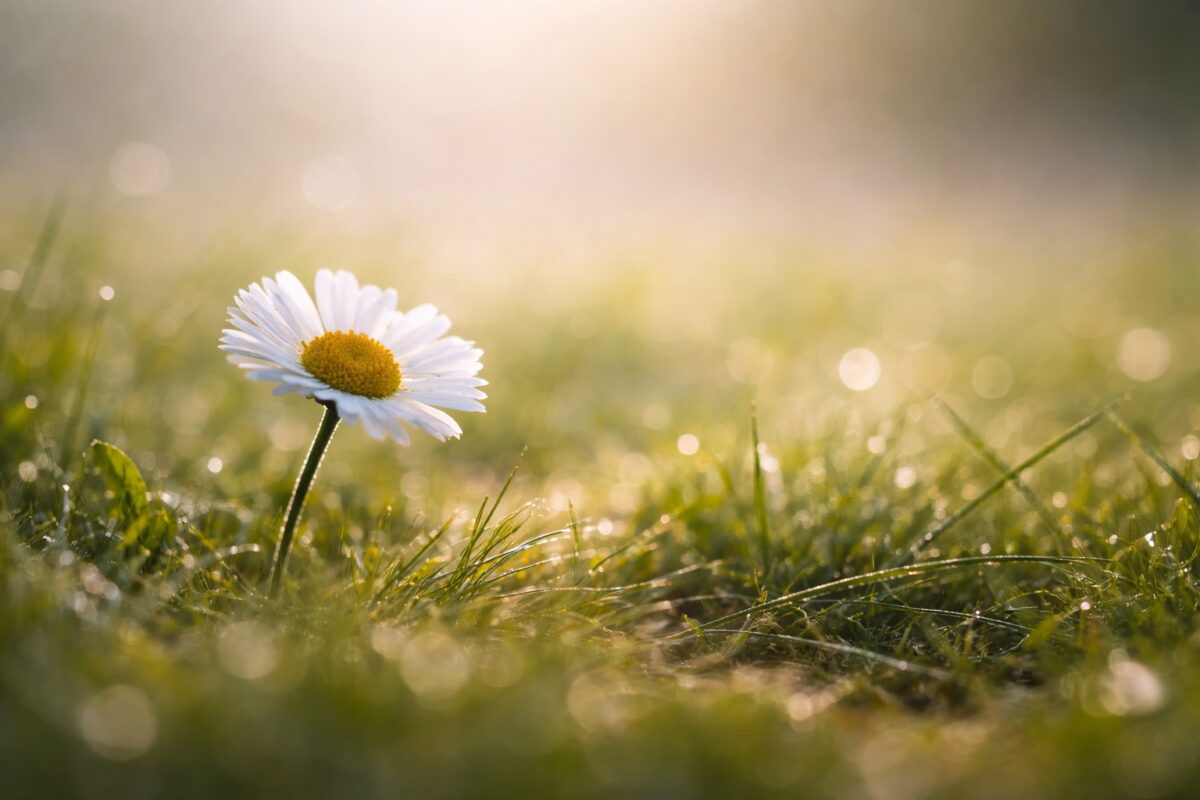 Gänseblümchen in der Natur – Symbol für Hoffnung und Neubeginn